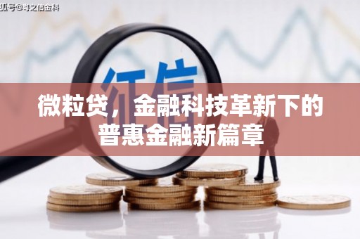 滦南微粒贷，金融科技革新下的普惠金融新篇章