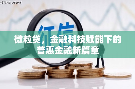 滦南微粒贷，金融科技赋能下的普惠金融新篇章