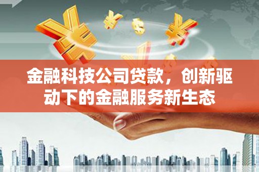 滦南金融科技公司贷款，创新驱动下的金融服务新生态