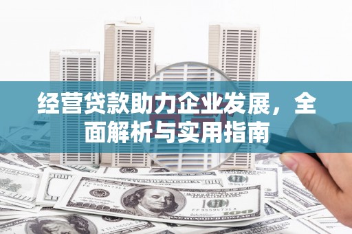 滦南经营贷款助力企业发展，全面解析与实用指南