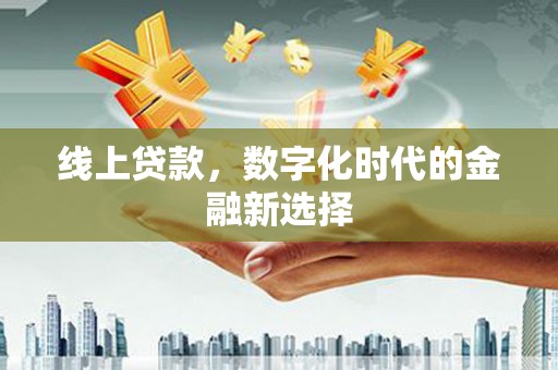 滦南线上贷款，数字化时代的金融新选择