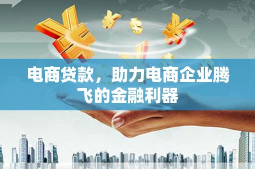 滦南电商贷款，助力电商企业腾飞的金融利器