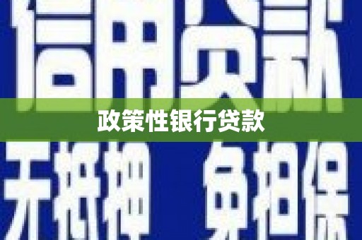 滦南政策性银行贷款