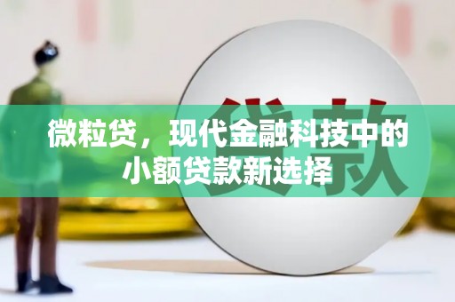 滦南微粒贷，现代金融科技中的小额贷款新选择