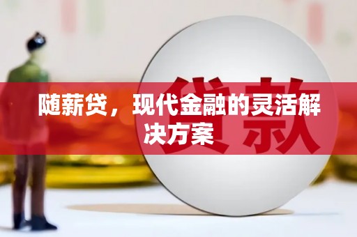 滦南随薪贷，现代金融的灵活解决方案