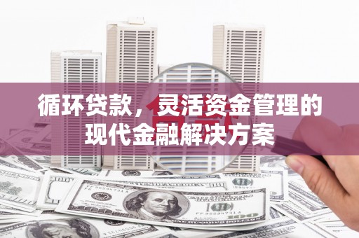 滦南循环贷款，灵活资金管理的现代金融解决方案
