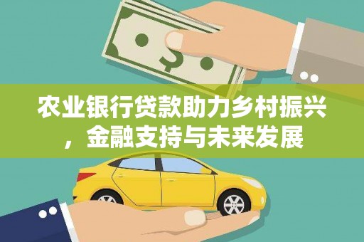 滦南农业银行贷款助力乡村振兴，金融支持与未来发展