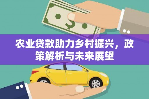 滦南农业贷款助力乡村振兴，政策解析与未来展望