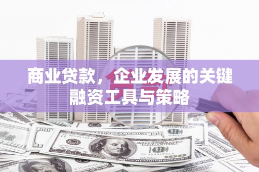 滦南商业贷款，企业发展的关键融资工具与策略