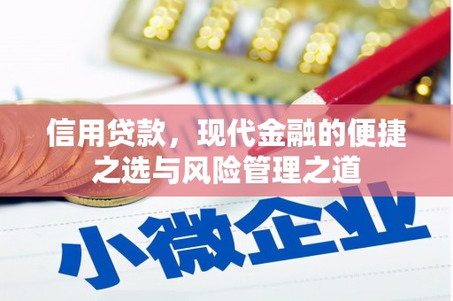 滦南信用贷款，现代金融的便捷之选与风险管理之道