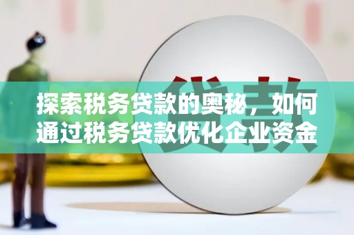 滦南探索税务贷款的奥秘，如何通过税务贷款优化企业资金流