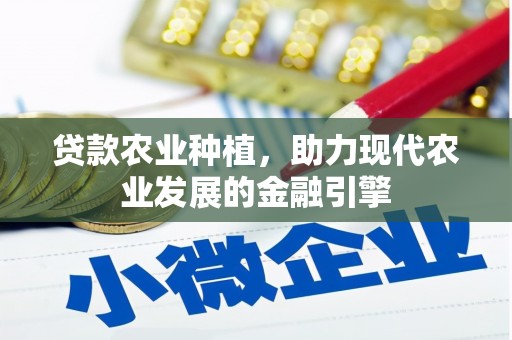滦南贷款农业种植，助力现代农业发展的金融引擎