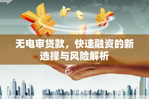 滦南无电审贷款，快速融资的新选择与风险解析
