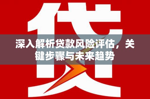 滦南深入解析贷款风险评估，关键步骤与未来趋势