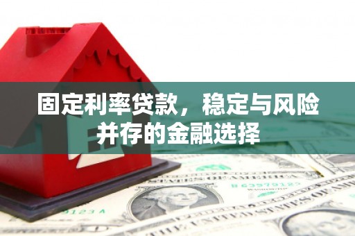 滦南固定利率贷款，稳定与风险并存的金融选择
