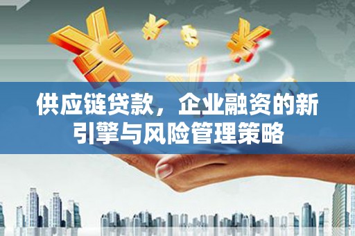 滦南供应链贷款，企业融资的新引擎与风险管理策略