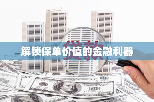 滦南解锁保单价值的金融利器