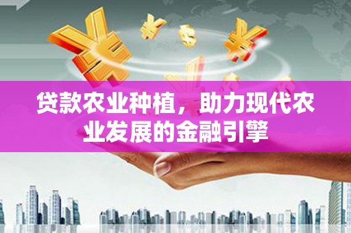 滦南贷款农业种植，助力现代农业发展的金融引擎