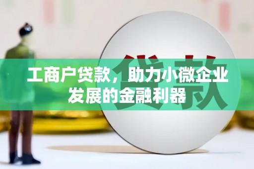 滦南工商户贷款，助力小微企业发展的金融利器