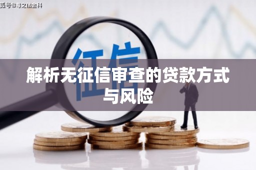 滦南解析无征信审查的贷款方式与风险