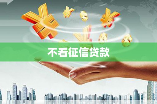 滦南不看征信贷款